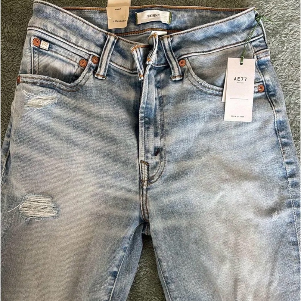 Aerie High Rise Light Blue Women's Jeans